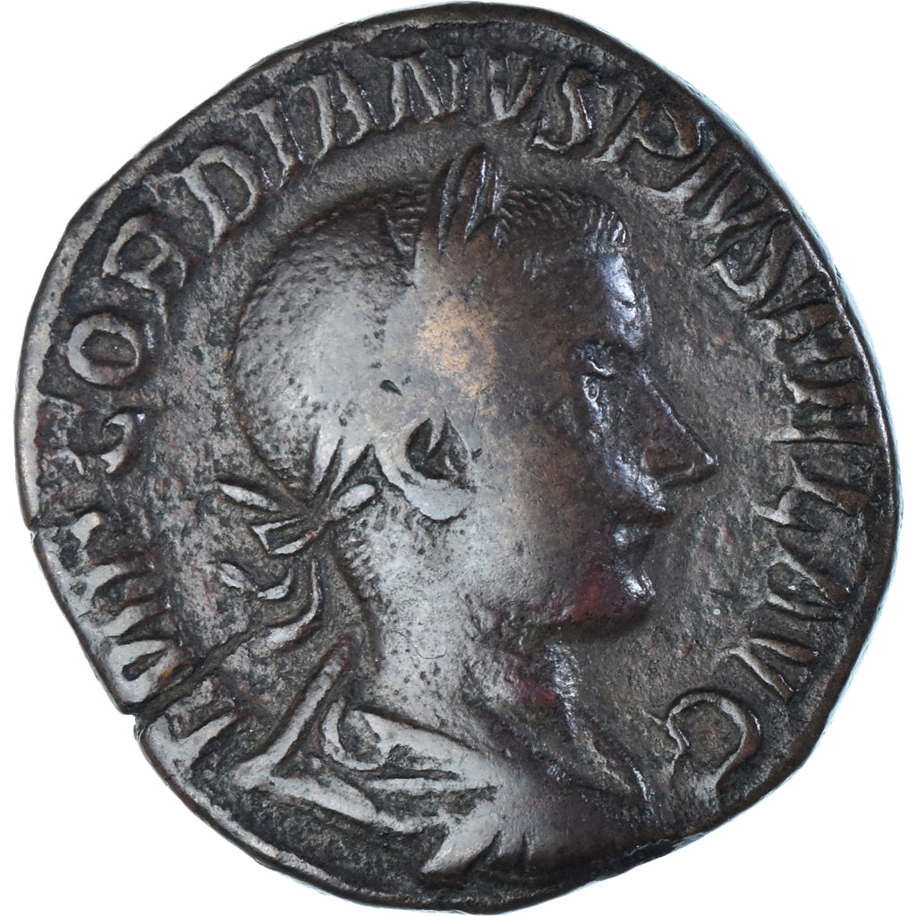 Moneta,
Gordian III,
Sestercjusz